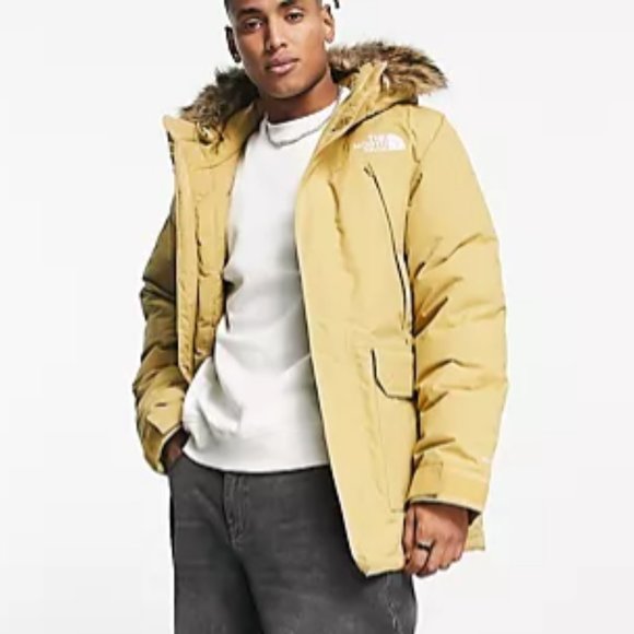 The North Face NWT McMurdo parka with fur trim hood in tan Coat